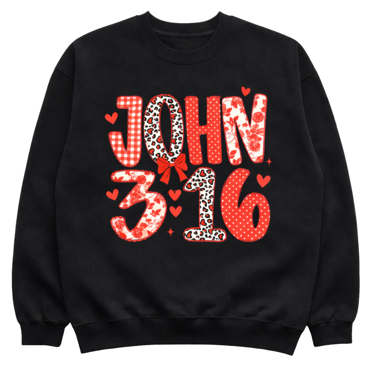Faith Based John 3:16 DTF Transfer – 10 Inch Christian Heat Transfer – Ready to Press